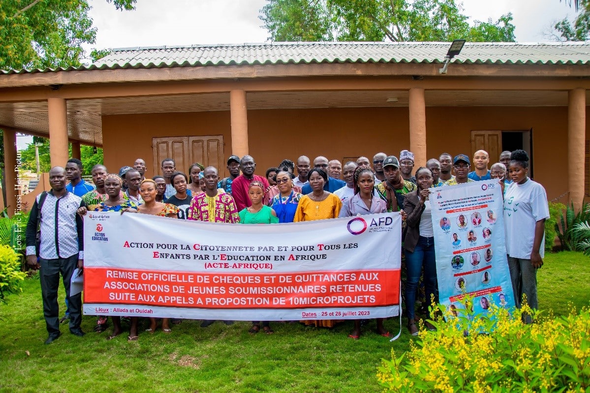 Projet ACTE AFRIQUE au Bénin:  Visite terrain à Allada et Ouidah du Coordonnateur Régional Afrique et Directeur International des Programmes