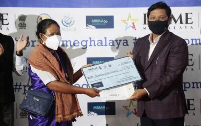 Member of AEA promoted SHG receives CM Entrepreneur Championship Award from Meghalaya Chief Minister