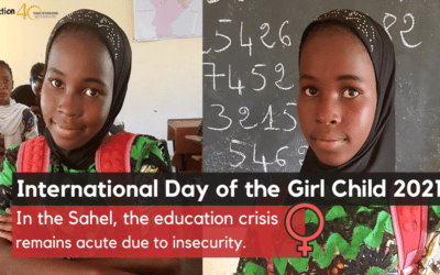 In the Sahel, 4 million girls have had to drop out of school due to insecurity