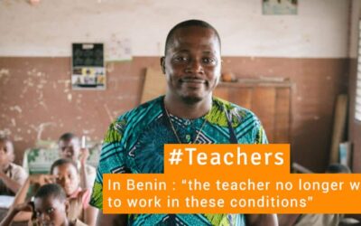"The Beninese teacher no longer wants to work in these conditions"