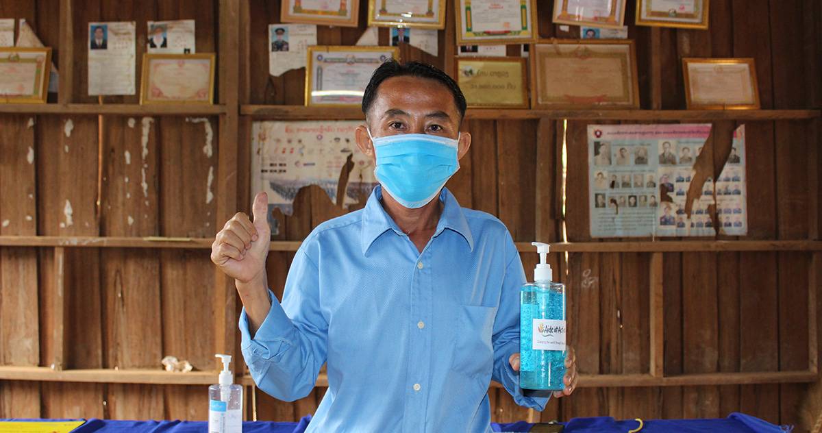 COVID-19: Aide et Action works with local authorities in Laos to provide a health response