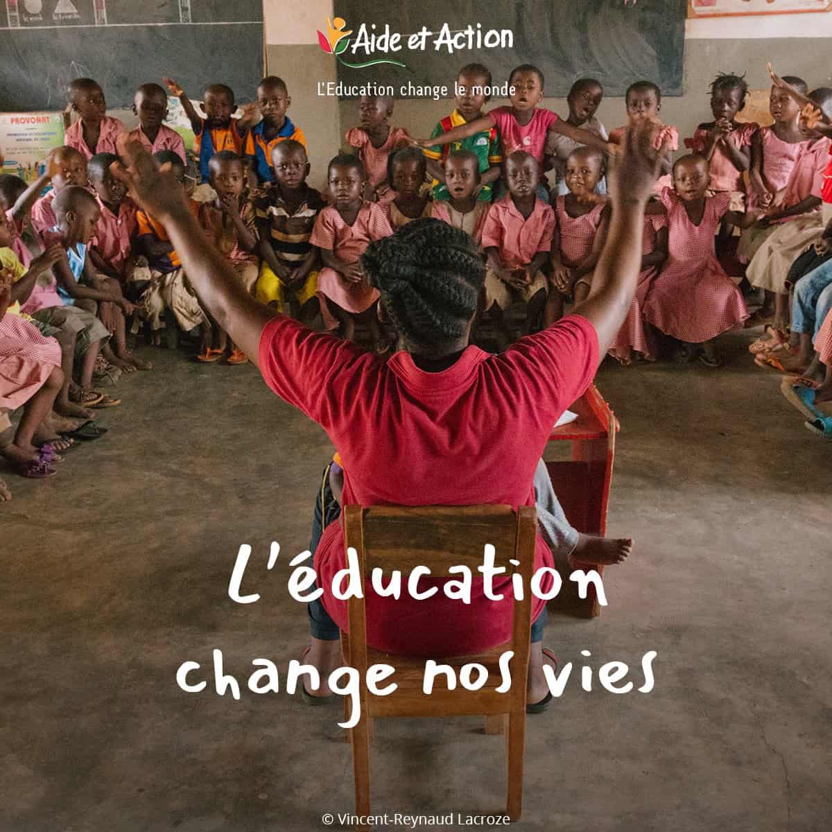 Aide et Action sensibilise à l’éducation, facteur de changement et de développement humain