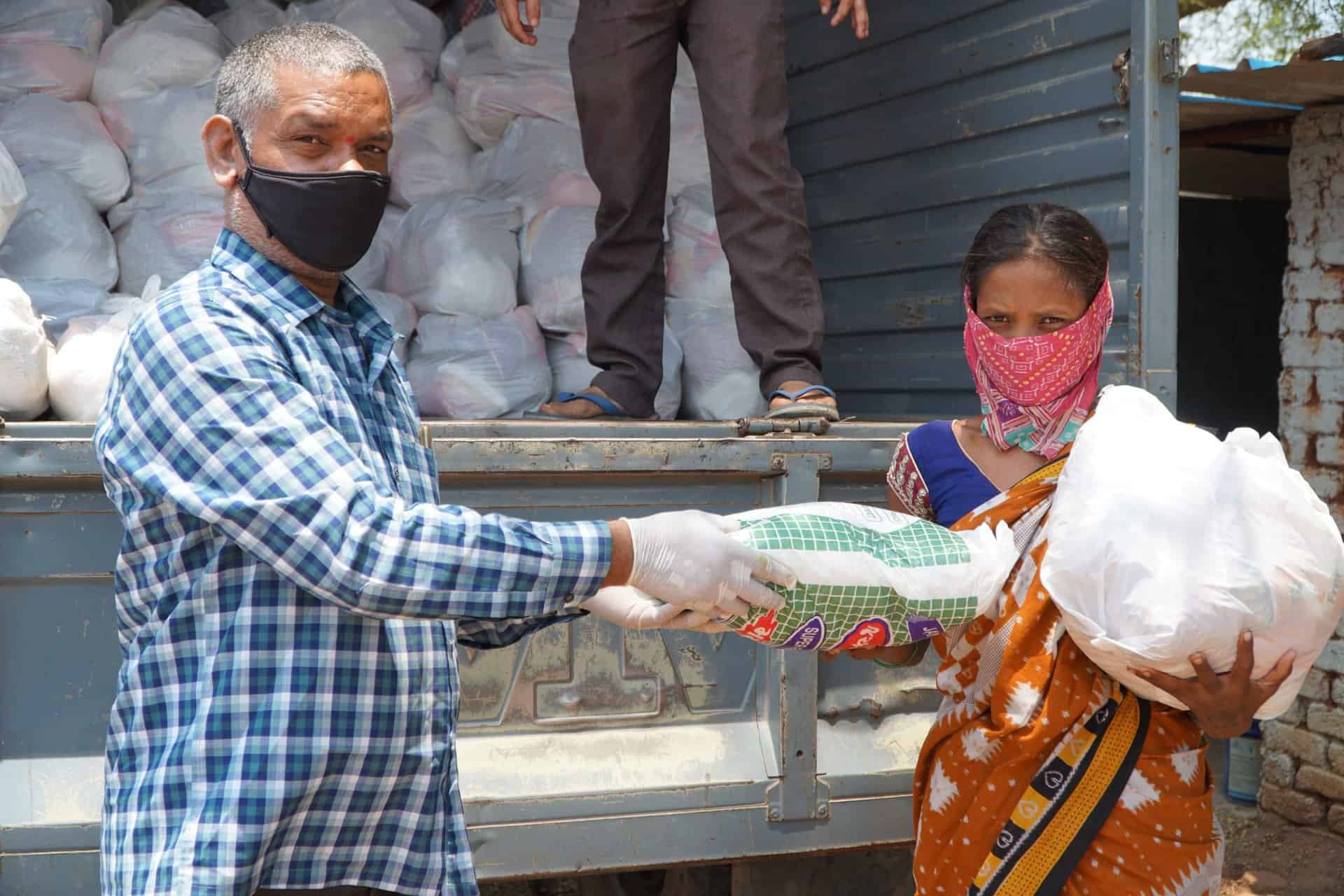 En Inde, la Fondation SNCF nous aide à soutenir la population face aux impacts de la pandémie de COVID-19