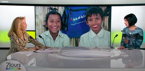 Droits de l’Enfant : Vanessa Martin, Responsable du Plaidoyer d’Aide et Action, interviewée par TV5 Monde