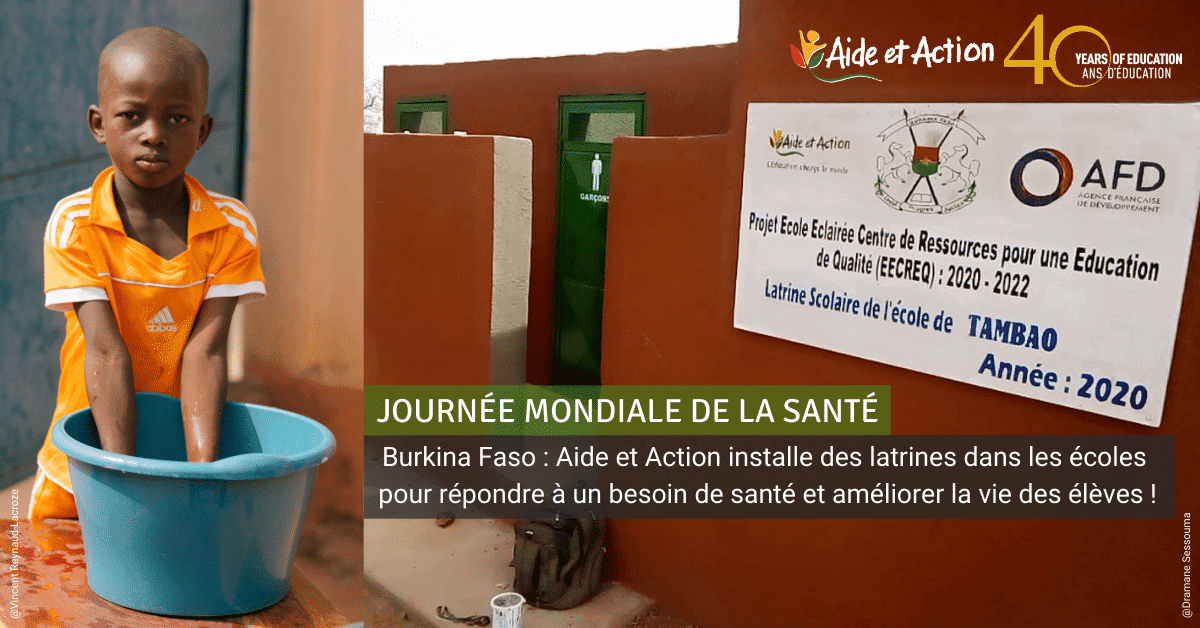 In Burkina Faso, latrines installed in schools to improve the lives and education of pupils