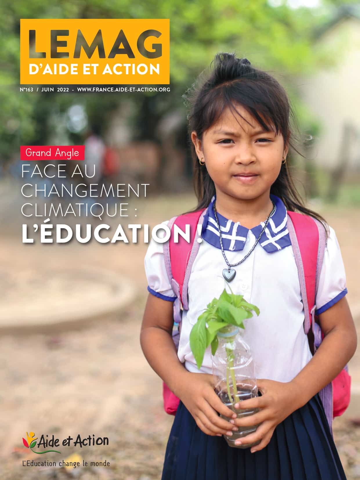 Le Magazine Aide et Action n°163 : Face au changement climatique : l’éducation !