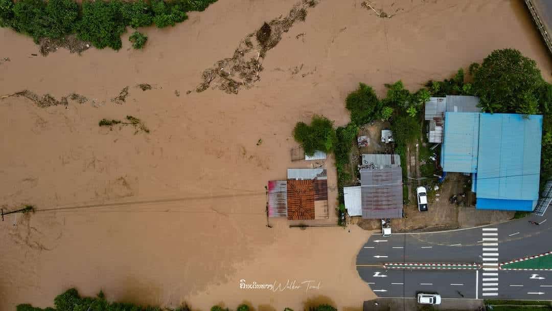 Devastating floods in northern Laos