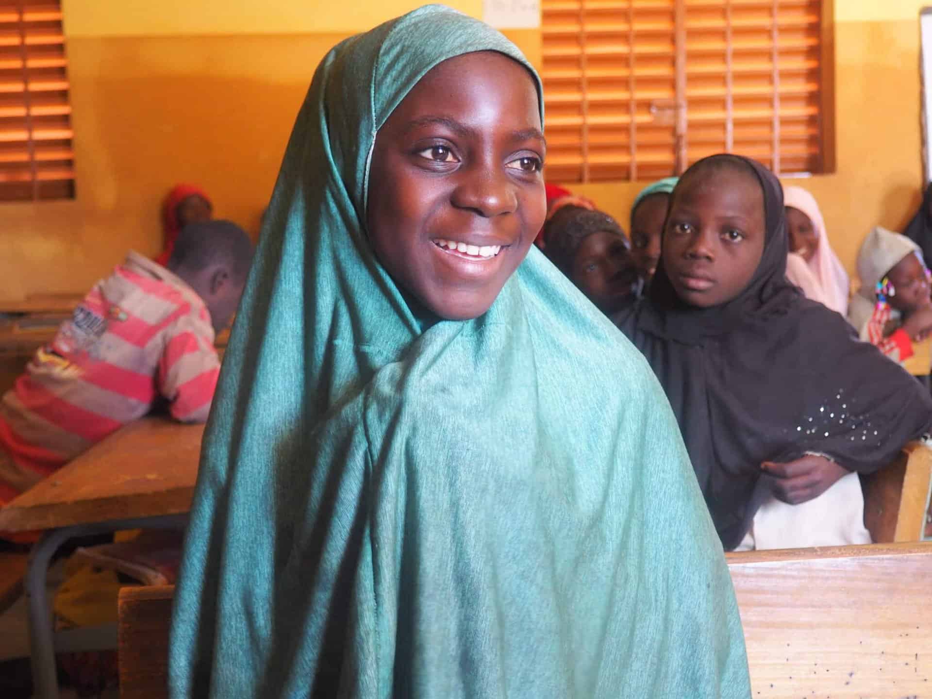 girl attending an SSAP in Burkina Faso