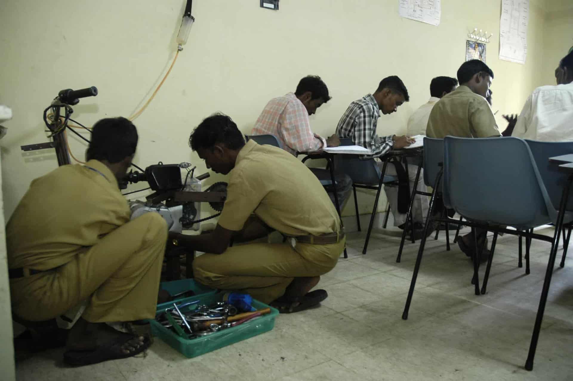 young people in vocational training in india