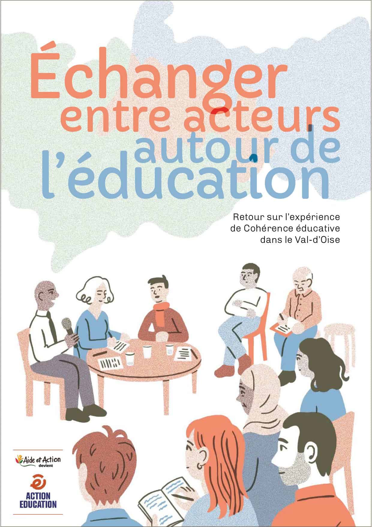 Cover of the new booklet of the educational coherence on its 10 years of experiences in the Val d'Oise