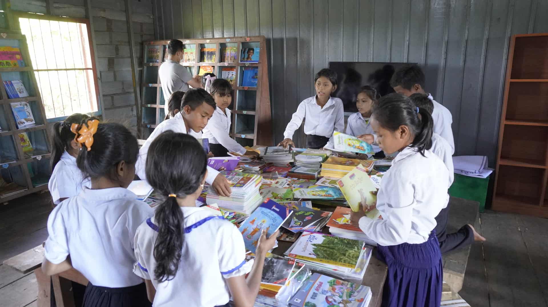 bibliothèque Cambodge