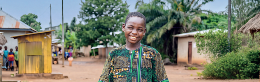 Enfant souriant - campagne Action Education 2026