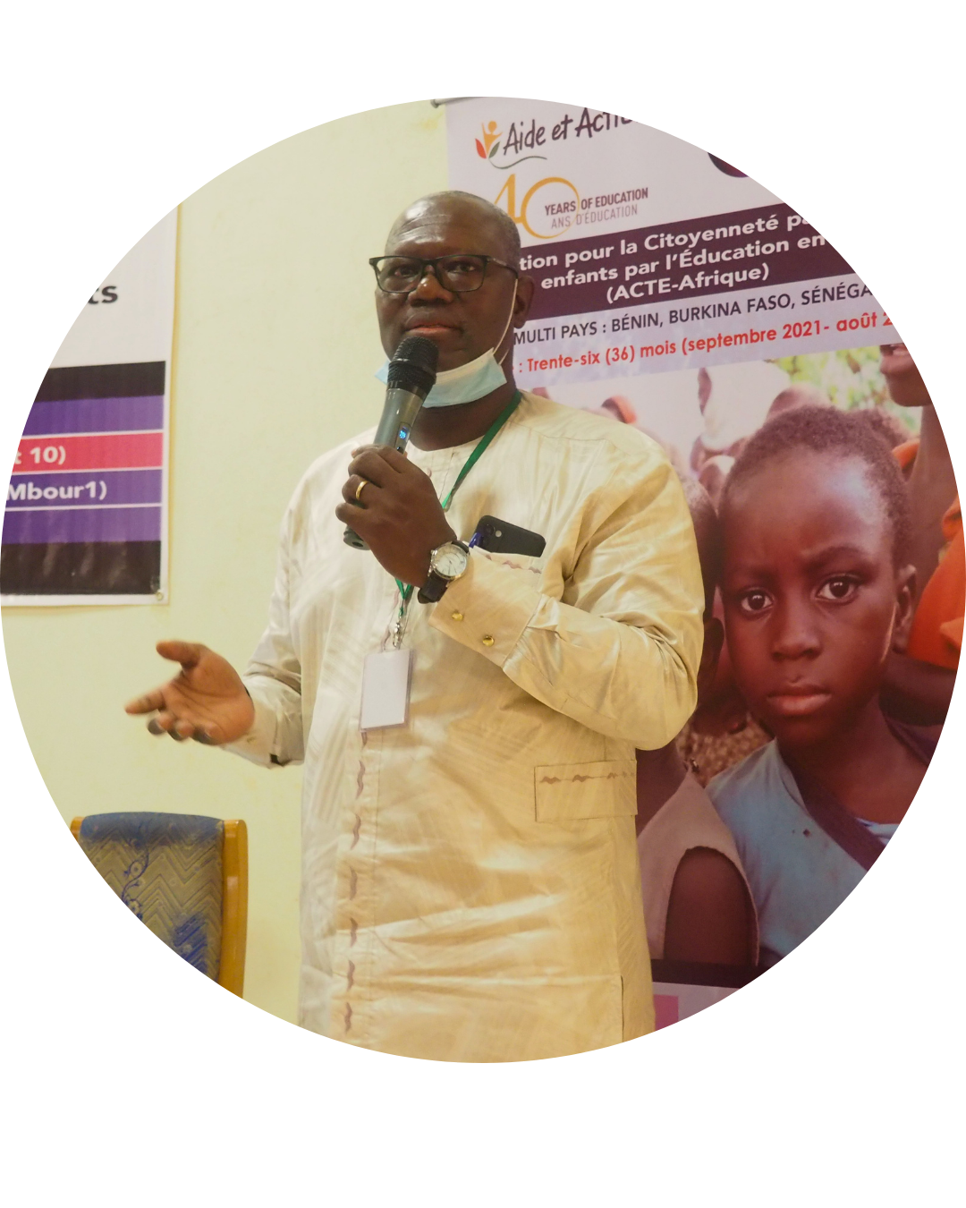 Narzoume Tchingue, Directeur pays d'Action Education au Togo